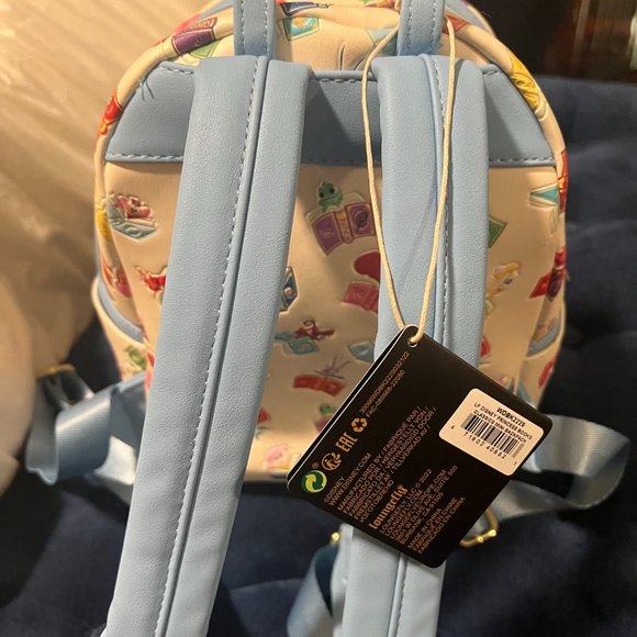 NWT! Loungefly Disney Princess Books Classic Mini Backpack